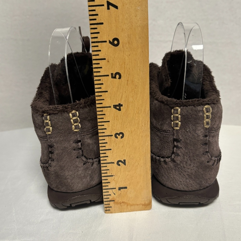 Skechers Womens 7 Bikers Totem Pole Chocolate Suede Leather Chukka Boots - Picture 4 of 7